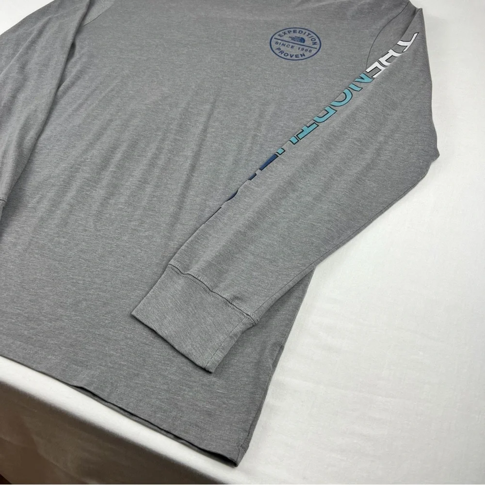 The North Face Grey Long Sleeve, Expedition‎ Proven Shirt, Size M